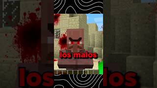 Los ALDEANOS son los MALOS 😨 minecraft viral miedo josativi minecraftshorts shorts youtube [upl. by Wrightson]