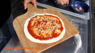 Pizzastein für Backofen und Grill von wwwslowcookde [upl. by Barthol]