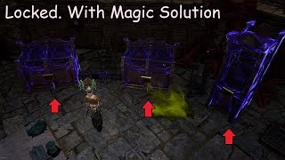 How to open Display Cases in Doctors Basement DOS2 [upl. by Flem]