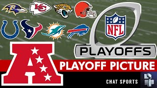 AFC Playoff Picture NFL Clinching Scenarios Wild Card Race And Standings Entering Week 16 Of 2023 [upl. by Accisej684]