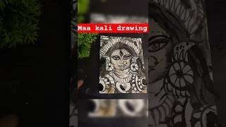 Maa kali Easy drawing for beginners 🤩 drawing shorts youtubeshorts painting bengali [upl. by Jacquelynn]