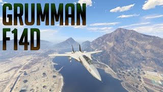 GTA V Grumman F14D Super Tomcat MOD [upl. by Aryk]