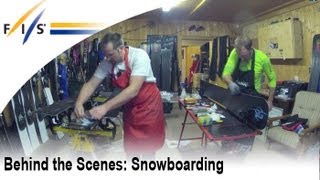 Timelapse of the wax room for FIS World Cup Snowboarding [upl. by Lletnuahs]