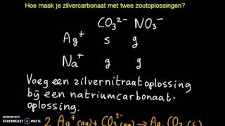 Toepassingen van neerslagreacties [upl. by Aneekal]