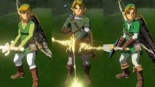 The Legend of Zelda Breath of the Wild  All amiibo Exclusive Weapons amp Armor Sets  RasouliPlays [upl. by Hartzel]