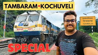 Tambaram  Kochuveli Special Train Journey Vlog  First LHB Train via Thenmala Punalur 🔥 [upl. by Rambow]