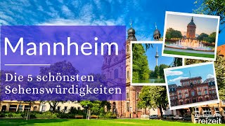 Top 5 Sehenswürdigkeiten Mannheim  Sehenswertes Attraktionen amp Ausflugsziele in Mannheim [upl. by Darahs97]