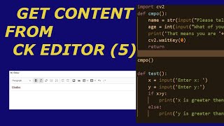 CkEditor 5 How to Get Content from CKEditor 5 Editor With Javascript [upl. by Easlehc]