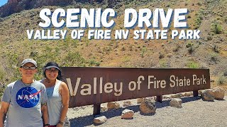 Valley of Fire Scenic Drive Moapa Valley  Nevada State Park Scenic Road  S7E55 [upl. by Adnohs323]