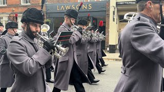 Band and bugles of the rifles new guard Gurkhas engineers [upl. by Lema]