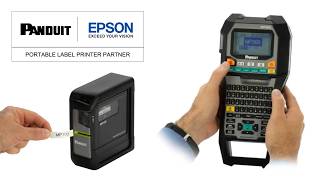 PanduitEpson PXESeries Portable Label Printers [upl. by Akeimahs843]