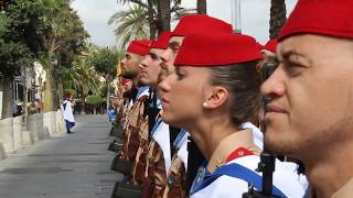 Himno de Regulares en el homenaje anual a González Tablas [upl. by Aderfla]