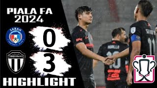 TERENGGANU vs SABAH  FA CUP 2024  MASSA PENUH TFC vs SABAH  LIVE TERENGGANU [upl. by Yenaled]