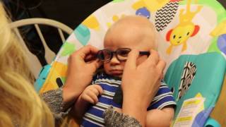 Baby with Albinism Sees Mom for First Time with Glasses [upl. by Gayel]