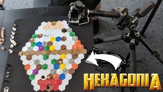 Wir spielen HEXAGONIA ☆ Brettspiel  Duell [upl. by Ammeg]