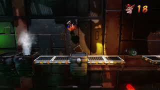 Crash Bandicoot PS4 Walkthrough Part 18 Fumbling In The Dark amp Castle Machinery White Gems [upl. by Gnaoh]