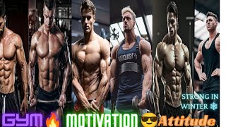 GYM💪 ATTITUDE🔥QUOTES MOTIVATION HEART 🫀 SHAYARI ❌gym winter gymworkout [upl. by Mcnelly]