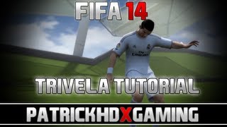 FIFA 14  Trivela Shot Tutorial  Outside Foot Shot  InDepth  Controls  by PatrickHDxGaming [upl. by Forward]