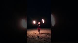 FIREDANCE SHOW IN MANIWAYA ISLAND🔥🔥🔥 trendingshorts firedance fire fireworks [upl. by Regen326]