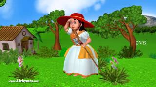 Little Bo Peep has Lost her Sheep  3D Animation English Nursery rhymes for children [upl. by Boyd478]