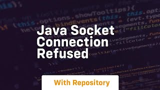 java socket connection refused [upl. by Eseenaj]