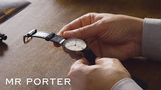 NOMOS Glashütte And The Language Of Design  MR PORTER [upl. by Anderson83]