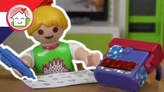 Playmobil filmpjes nederlands Huiswerk maken  Familie Huizer [upl. by Ten637]