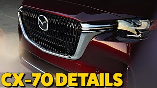 2024 Mazda CX70  What We Know So Far [upl. by Jaban354]