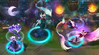 NEW SKINS Rakan Prestige Vayne Kassadin amp Fiora  League of Legends [upl. by Dunkin991]