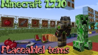 Minecraft 1710  MOD Items 3D [upl. by Levitt733]