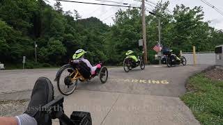 Smoky Mountain Recumbent Rally Coulter Bridge Ride [upl. by Nakah]