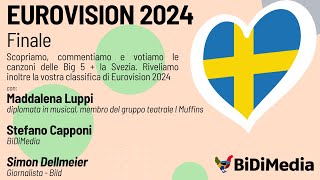 Eurovision Song Contest 2024 Finale [upl. by Cestar687]