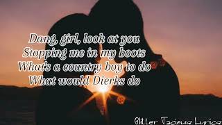 Cole Swindell Flatliner feat Dierks Bentley lyrics\\ Glitter Tacious Lyrics [upl. by Gnaoh]