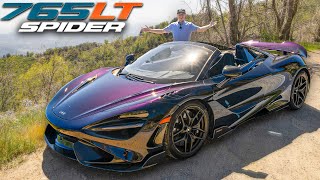 2022 McLaren 765LT Spider First Drive amp POV The BEST Supercar ever made [upl. by Meaghan]