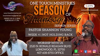 SEASON OF THANKSGIVING  WEEK 4  PASTOR SHANNON YOUNG [upl. by Franci]