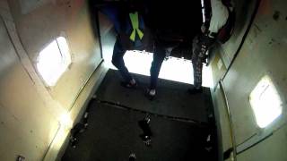 3 Skydivers and 1 Skyvan door FAIL [upl. by Hakan751]