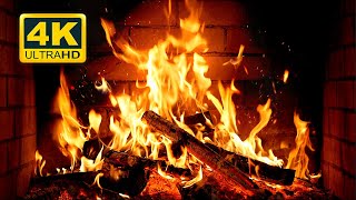 🔥 Cozy Fireplace 4K 12 HOURS Fireplace with Crackling Fire Sounds Crackling Fireplace 4K [upl. by Rubie]