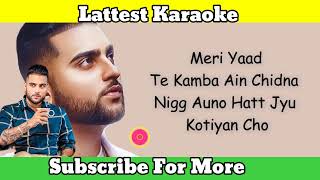 Antidote Song Karaoke With Lyrics Karan Aujla  Four Me EP 2024  Latest Punjabi Songs 2024 [upl. by Llednav]