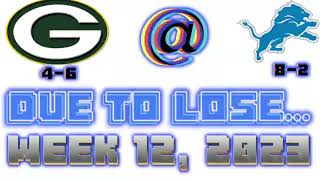 Due to Lose… Packers  Lions Week 12 Recap [upl. by Keheley]