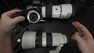 Sony SEL20TC 2X Teleconverter For emount Lenses  First Look [upl. by Bartlet]