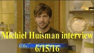 Michiel Huisman interview Live With Kelly cohost Jerry OConnell 61516 June 15 2016 [upl. by Apurk]