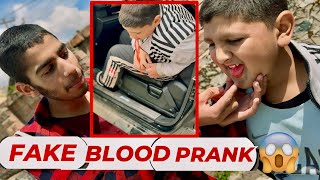 Fake blood prank on brother🩸😱 Maza agaya😂 [upl. by Plerre]