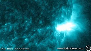 Sunspot blasts third powerful xflare in a week [upl. by Margette5]