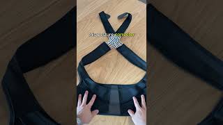 How to wear a posture corrector easy the best posture corrector I have ever tried [upl. by Waverly665]