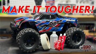 Traxxas XMAXX 8s Belted  Body Reinforcement [upl. by Nihsfa]