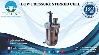 Low Pressure Stirred Cell  TECH INC  Techinc Incubating Technologies TechLPSC [upl. by Eicirtap]