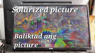 Flat screen tv repair Solarized picture amp mirror problem tips kung paano ayusin repair [upl. by Lednahc]