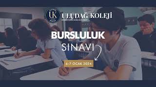 ULUDAĞ KOLEJİ BURSLULUK SINAVI [upl. by Htaeh]