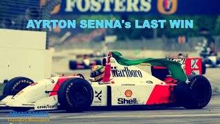 AYRTON SENNAS LAST WIN GOOD BYE TO ALL THAT [upl. by Leimaj]