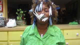 Clothes Pin Challenge GloZell [upl. by Poppo]